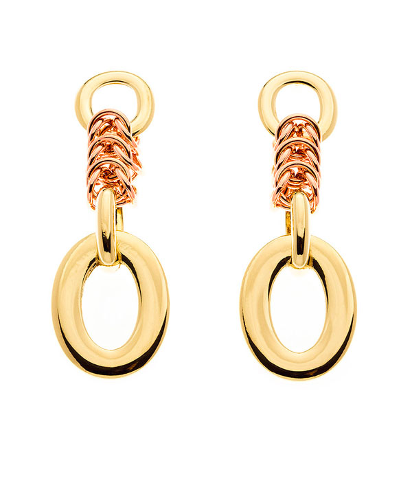 Brinco de ouro amarelo 18K