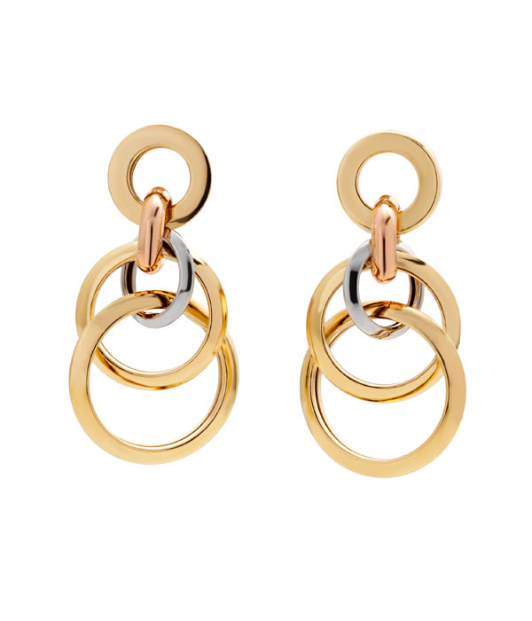 Par de brinco de ouro amarelo 18K