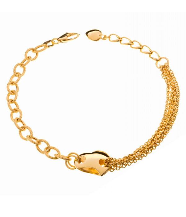 Pulseira de ouro amarelo 18K